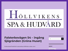 Tablet Screenshot of hollvikenspa.se